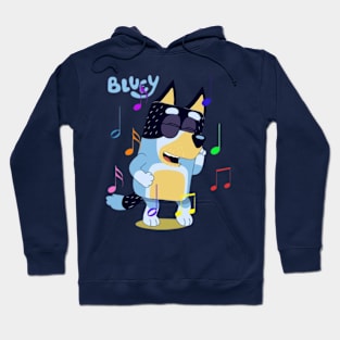 Bluey dancing bluey mum Hoodie